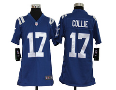 Nike youth's Jersey Indianapolis Colts 17 Austin Collie Blue Game
